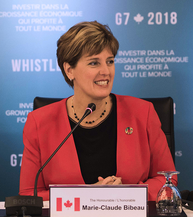 the honourable marie-claude bibeau